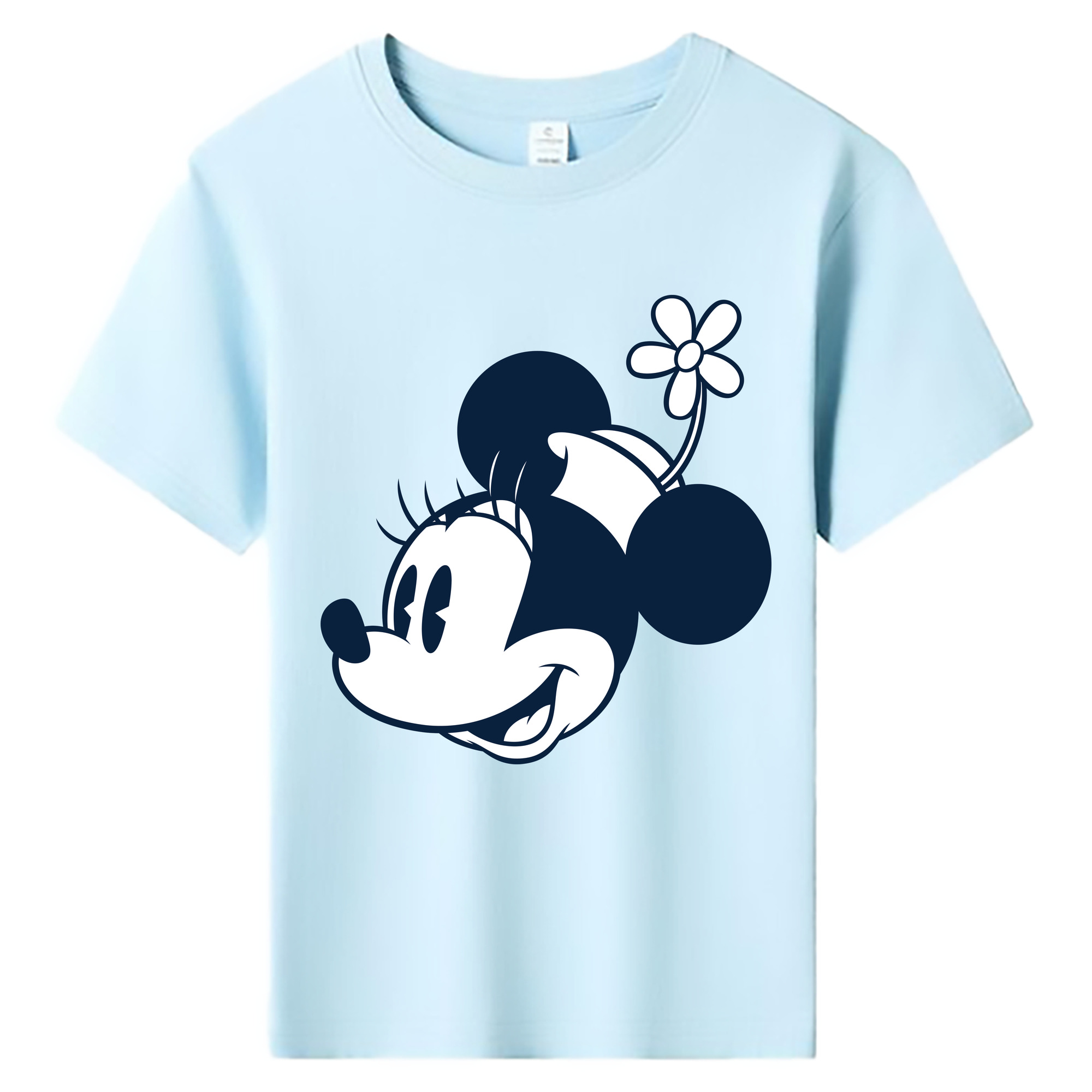 ミッキーマウス Mickey Mouse 綿100％キッズTシャツ（フロントプリント）